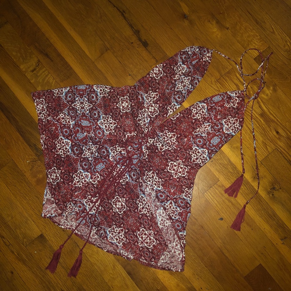 Paisley Halter Romper